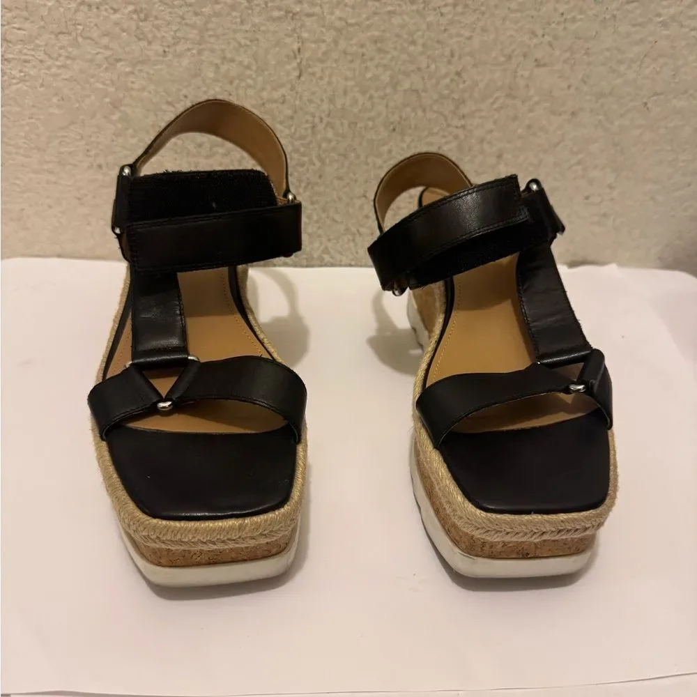 MARC FISHER LTD Gylian Leather Platform Sandals